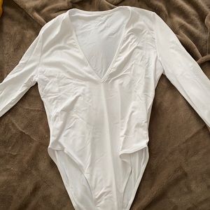 Shein white bodysuit